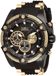 Invicta Bolt Czarny/Stal w odcieniu złota Ø52 mm 28017