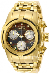 Invicta Bolt Czarny/Stal w odcieniu złota Ø42 mm 28164
