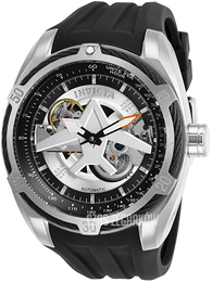 Invicta Aviator Srebrny/Guma Ø50 mm 28167