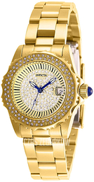 Invicta Angel Żółte złoto/Stal w odcieniu złota Ø30 mm 28441