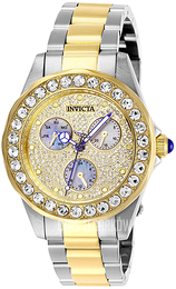 Invicta Angel Żółte złoto/Stal w odcieniu złota Ø38 mm 28459