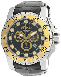 Invicta Reserve Czarny/Skóra Ø50 mm 28528