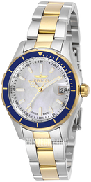 Invicta Pro Diver Biały/Stal w odcieniu złota Ø34 mm 28648