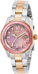 Invicta Różowy/Stal w kolorze różowego złota Ø34 mm 28651