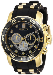 Invicta Pro Diver Czarny/Stal w odcieniu złota Ø48 mm 28722