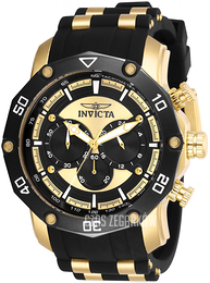 Invicta Pro Diver Wielokolorowy/Stal w odcieniu złota Ø50 mm 28754