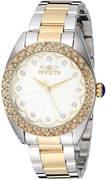Invicta Wildflower Biały/Stal w odcieniu złota Ø35 mm 28828