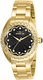 Invicta Wildflower Czarny/Stal w odcieniu złota Ø35 mm 28831