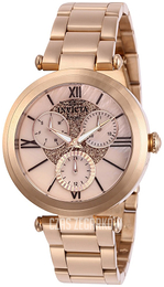 Invicta Angel Różowe złoto/Stal w kolorze różowego złota Ø36 mm 28928