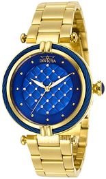 Invicta Bolt Niebieski/Stal w odcieniu złota Ø36.5 mm 28931