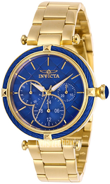 Invicta Bolt Niebieski/Stal w odcieniu złota Ø36.5 mm 28959