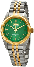 Invicta Specialty Zielony/Stal w odcieniu złota Ø36 mm 29402