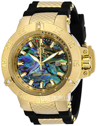 Invicta Wielokolorowy/Stal w odcieniu złota Ø50 mm 29615