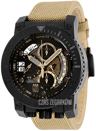 Invicta Jason Taylor Czarny/Skóra Ø48 mm 29664