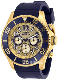 Invicta Pro Diver Żółte złoto/Guma Ø48 mm 29714