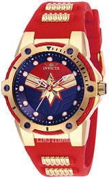 Invicta Marvel Wielokolorowy/Stal w odcieniu złota Ø38 mm 29716