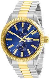 Invicta Niebieski/Stal w odcieniu złota Ø43 mm 29868