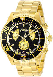 Invicta Pro Diver Czarny/Stal w odcieniu złota Ø47 mm 29974