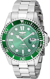 Invicta Pro Diver Zielony/Stal Ø43 mm 30020