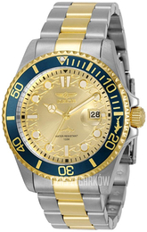 Invicta Pro Diver Żółte złoto/Stal w odcieniu złota Ø43 mm 30022