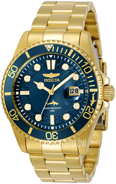 Invicta Pro Diver Niebieski/Stal w odcieniu złota Ø43 mm 30024