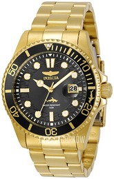 Invicta Pro Diver Czarny/Stal w odcieniu złota Ø43 mm 30026