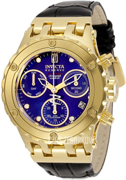 Invicta Jason Taylor Niebieski/Stal w odcieniu złota Ø40 mm 30489