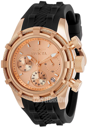 Invicta Różowe złoto/Guma Ø40 mm 30492
