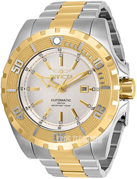 Invicta Pro Diver Srebrny/Stal w odcieniu złota Ø52 mm 30501