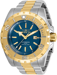 Invicta Pro Diver Niebieski/Stal w odcieniu złota Ø52 mm 30502