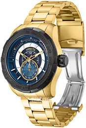 Invicta Niebieski/Stal w odcieniu złota Ø50 mm 30573