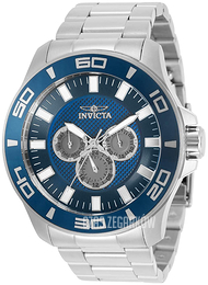 Invicta Pro Diver Niebieski/Stal Ø50 mm 30783