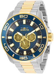 Invicta Pro Diver Niebieski/Stal w odcieniu złota Ø50 mm 30787