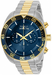 Invicta Niebieski/Stal w odcieniu złota Ø48 mm 30800