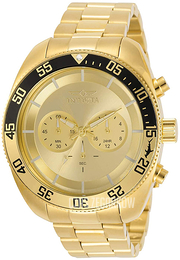 Invicta Pro Diver Żółte złoto/Stal w odcieniu złota Ø48 mm 30803