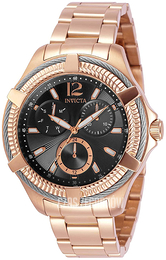 Invicta Bolt Szary/Stal w kolorze różowego złota Ø41 mm 30897
