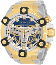 Invicta Coalition Forces Niebieski/Stal w odcieniu złota Ø56 mm 30905