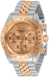 Invicta Speedway Różowe złoto/Stal w kolorze różowego złota Ø39.5 mm 30994