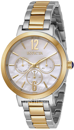 Invicta Angel Biały/Stal w odcieniu złota Ø39 mm 31086