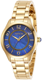 Invicta Angel Niebieski/Stal w odcieniu złota Ø33 mm 31110