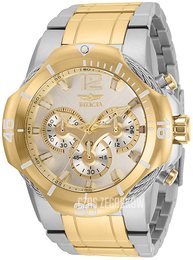 Invicta Bolt Biały/Stal w odcieniu złota Ø51 mm 31163