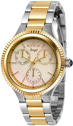 Invicta Angel Biały/Stal w odcieniu złota Ø36 mm 31276