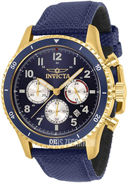 Invicta Niebieski/Skóra Ø43 mm 31289