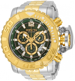 Invicta Zielony/Stal w odcieniu złota Ø58 mm 31429
