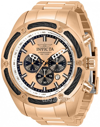 Invicta Wielokolorowy/Stal w kolorze różowego złota Ø52 mm 31440