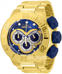 Invicta Wielokolorowy/Stal w odcieniu złota Ø52 mm 31542