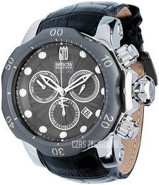 Invicta Jason Taylor Szary/Skóra Ø53.7 mm 31649