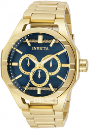 Invicta Niebieski/Stal w odcieniu złota Ø48 mm 31830