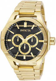 Invicta Czarny/Stal w odcieniu złota Ø48 mm 31831