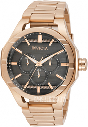 Invicta Szary/Stal w kolorze różowego złota Ø48 mm 31834